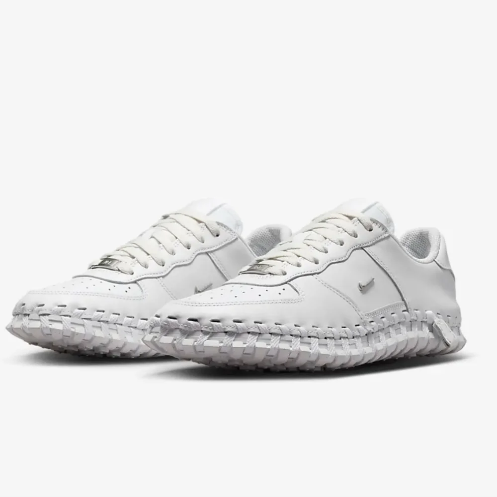 JACQUEMUS X NIKE J FORCE SNEAKER SHOES WHITE MENS SZ 11.5 WOMENS SZ 13 - Picture 4 of 9